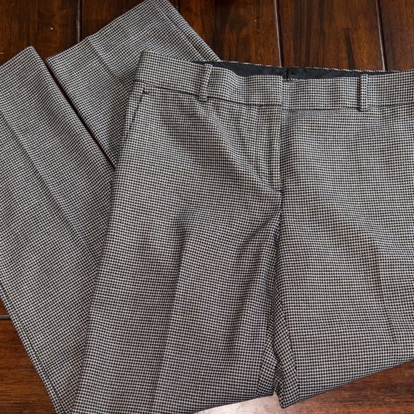 Ann Taylor Black and White Checkered Trousers - Picture 1 of 4